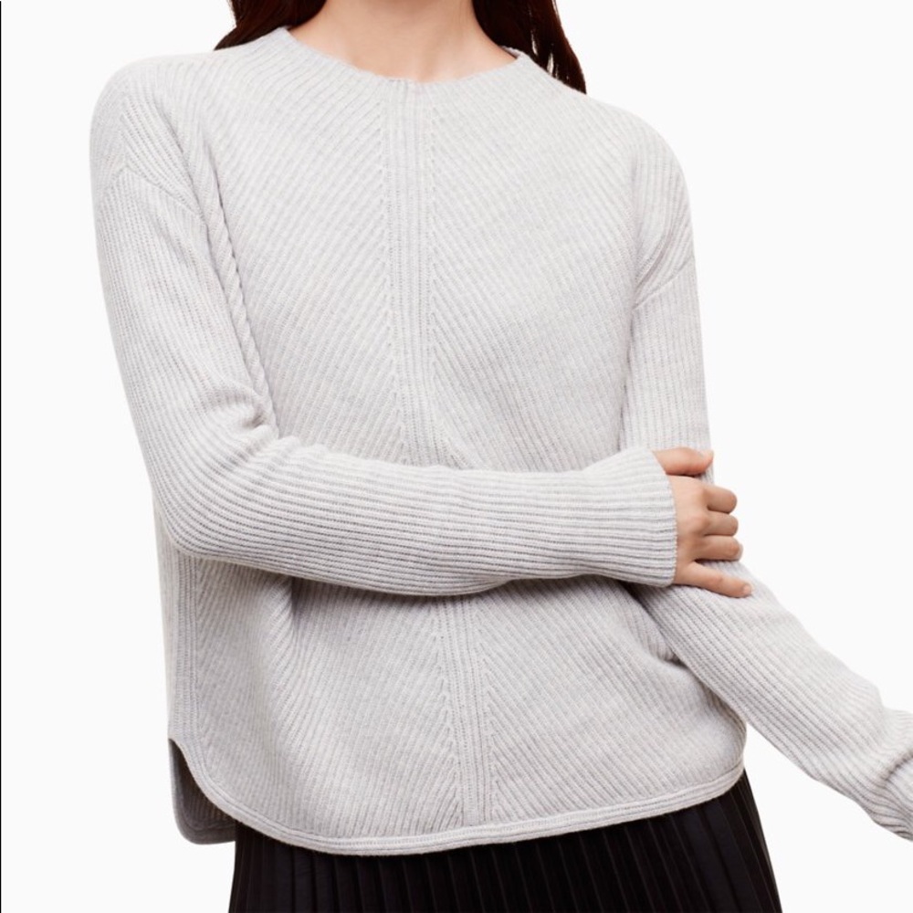 Grey Aritzia Babaton Chalmers High Neck Sweater Size Medium
